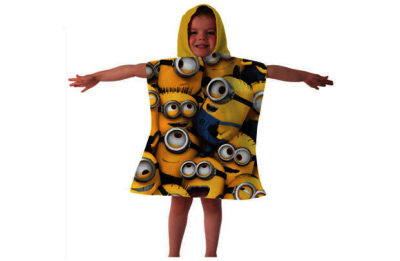 Despicable Me Minions Hooded Towel Poncho Despicable Me Minions Hooded Towel Poncho